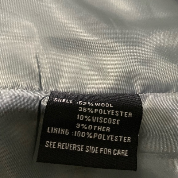 Ladies winter white leather jacket - Picture 5 of 5